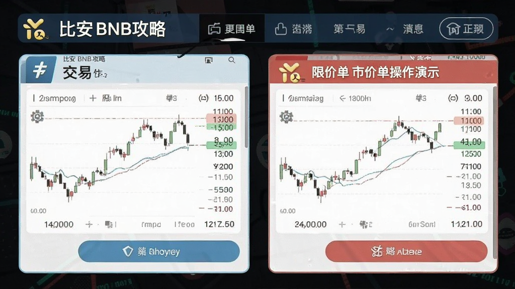 比安BNB攻略 交易界面限价单市价单操作演示配图