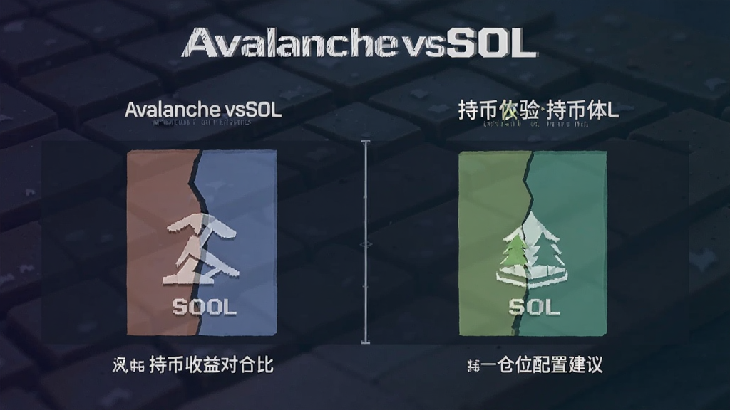AvalanchevsSOL 质押收益对比 持币体验与仓位配置建议