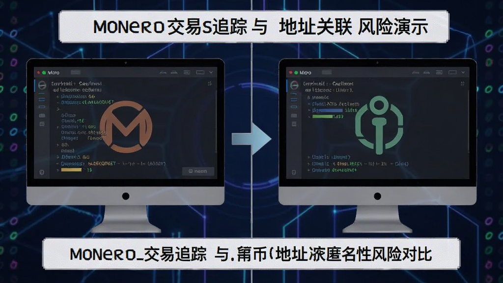 Monero和比特币匿名性对比 比特币链上交易追踪与地址关联风险演示