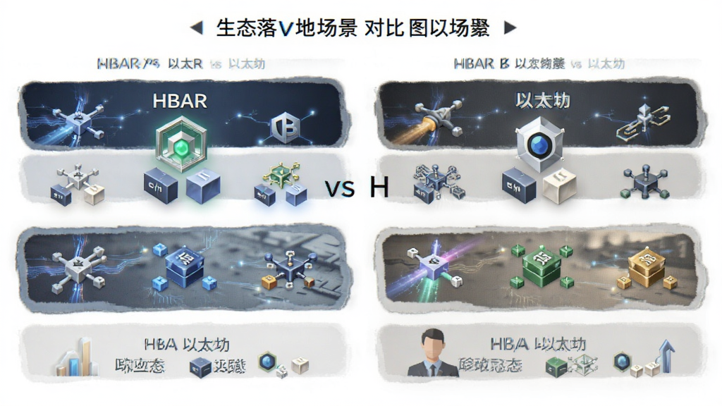 HBARvs以太坊 生态落地场景对比配图