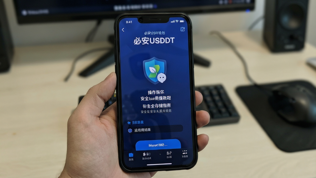 必安USDT钱包新手使用教程与安全存储指南 手机端操作界面展示