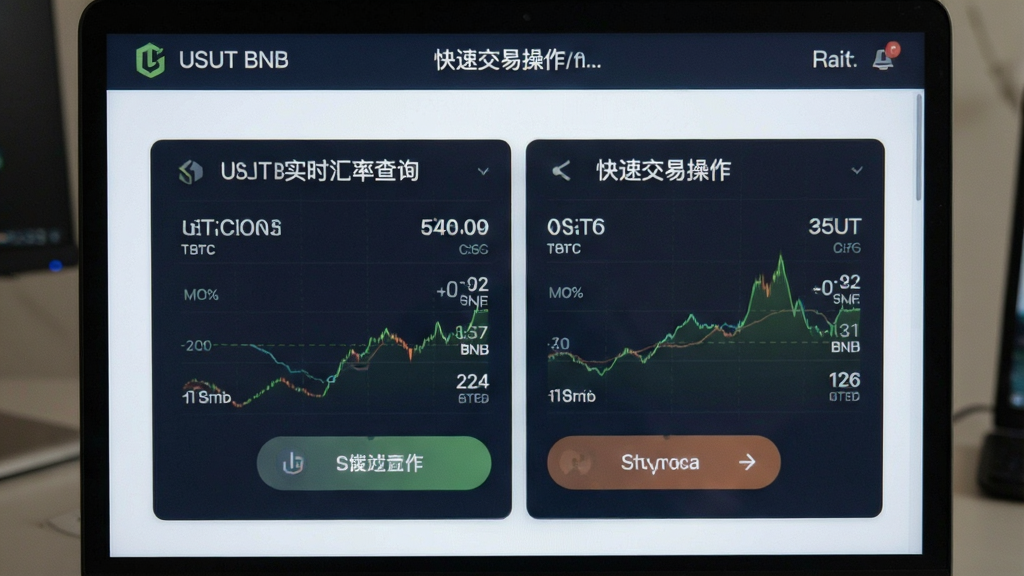 USDT BNB实时汇率查询与快速交易操作界面