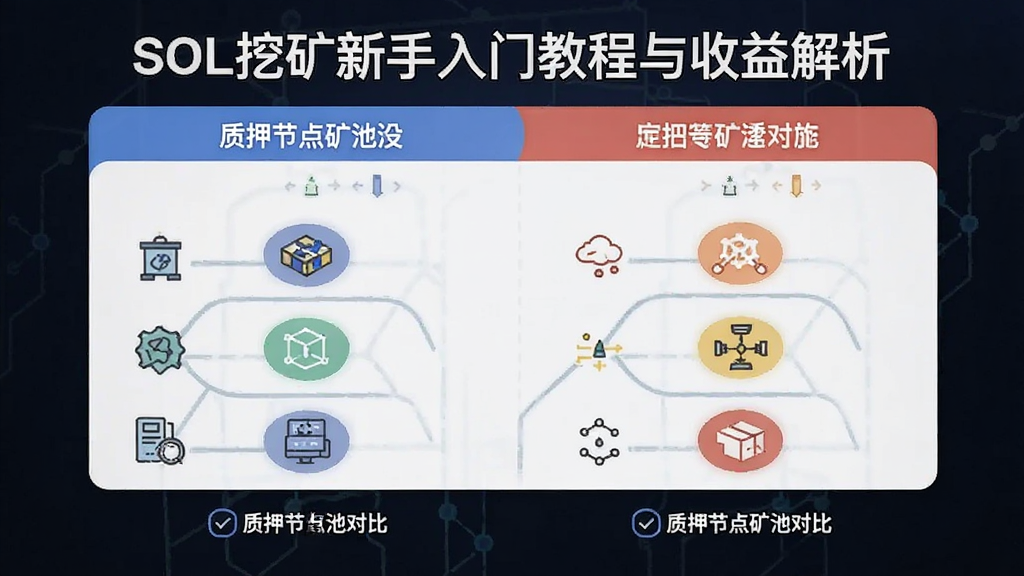 SOL挖矿新手入门教程与收益解析 质押节点矿池对比图