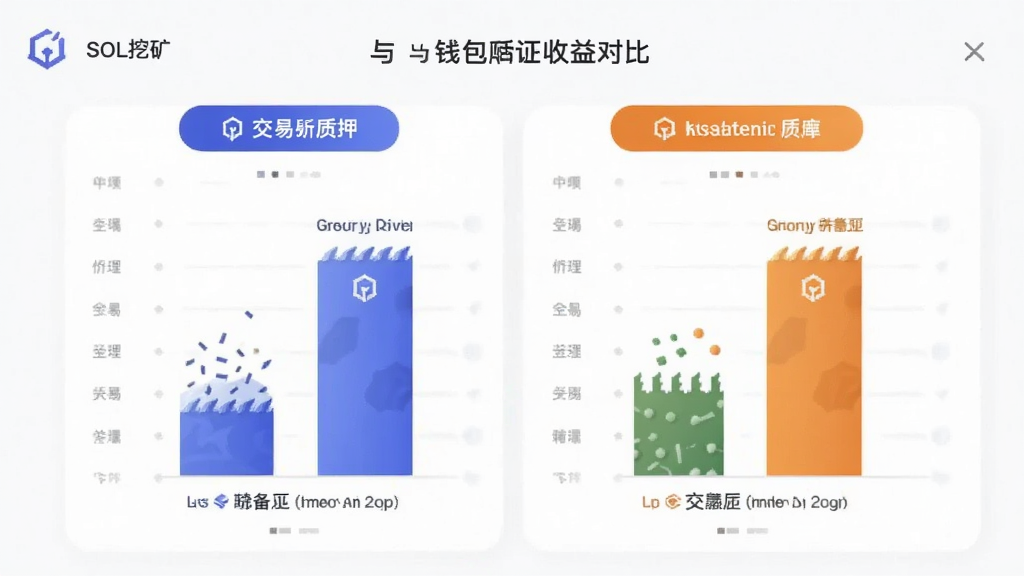 SOL挖矿 交易所质押与钱包质押收益对比界面