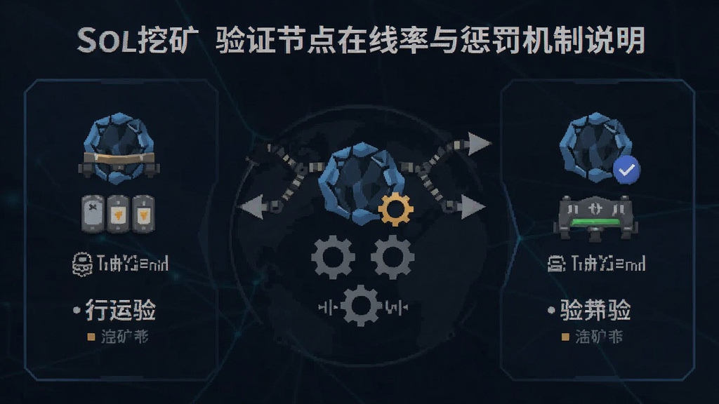 SOL挖矿 验证节点在线率与惩罚机制说明图