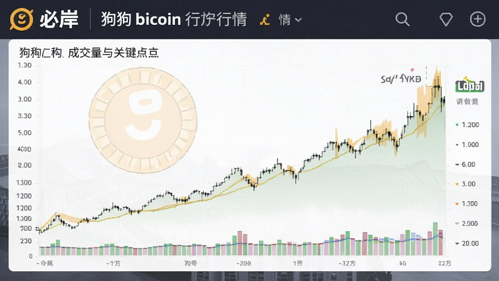 必岸 狗狗币 行情 成交量与关键点位配图