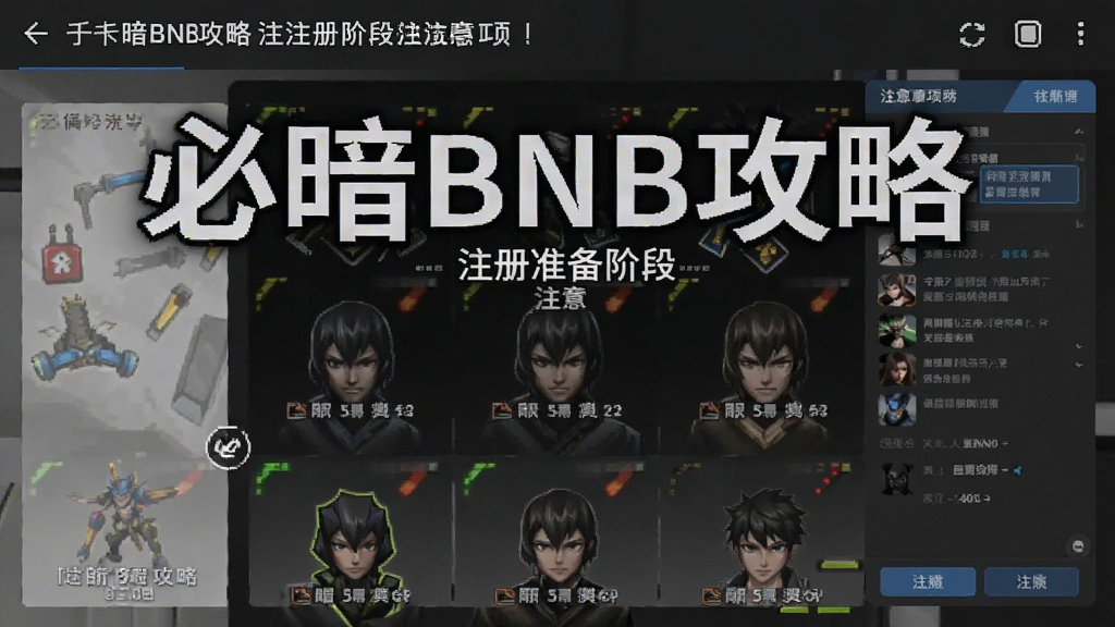 必暗BNB攻略注册准备阶段注意事项截图