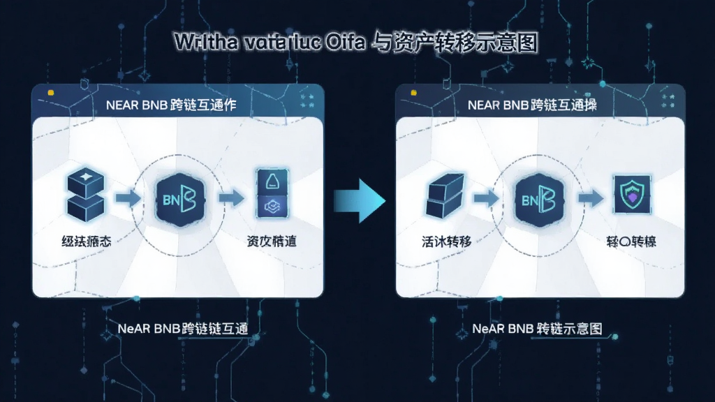 NEAR BNB跨链互通操作界面与资产转移示意图