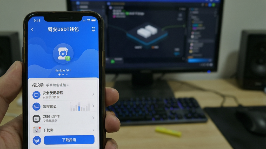 臂安USDT钱包安全使用教程与下载指南 手机端操作界面截图