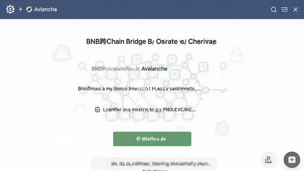 Avalanche和BNB跨链桥操作界面 授权确认转账截图