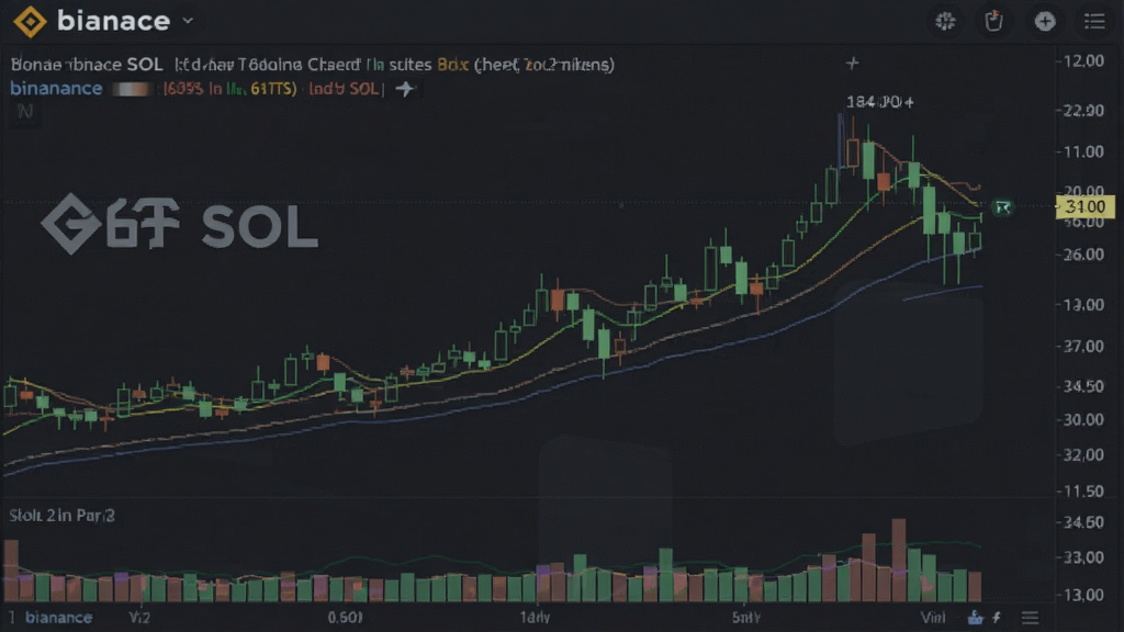 binanace SOL 行情实时走势分析配图 币安SOL K线盘口界面