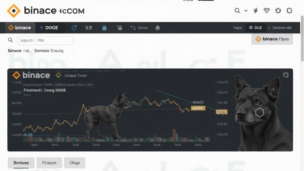 binace狗狗币价格 币安现货DOGE交易页面截图
