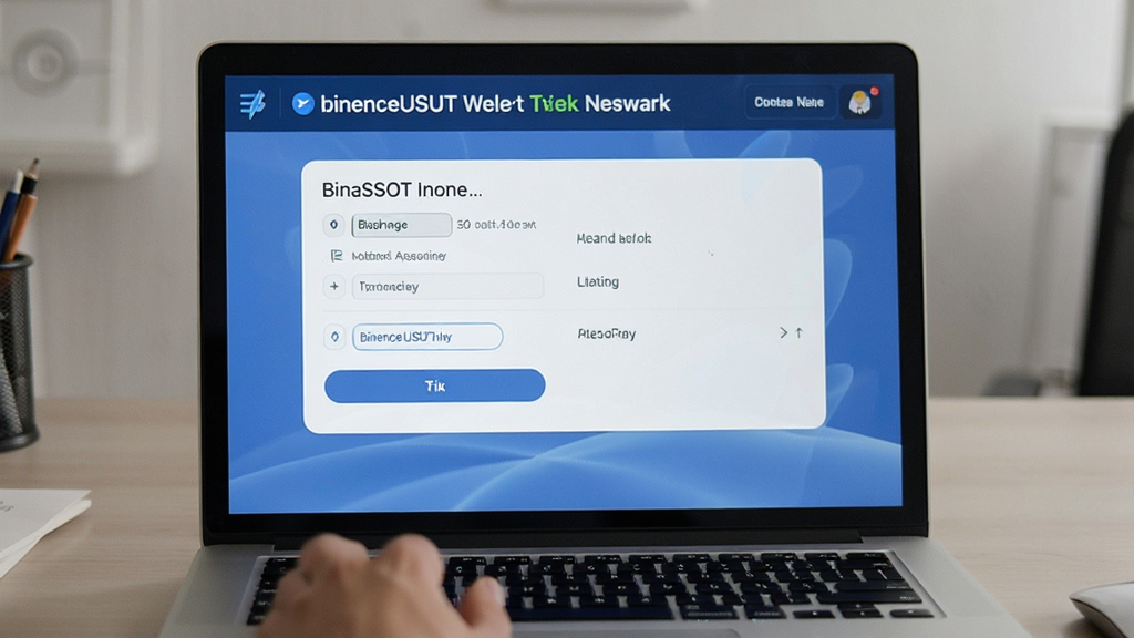 binenceUSDT钱包转账网络选择与地址核对页面
