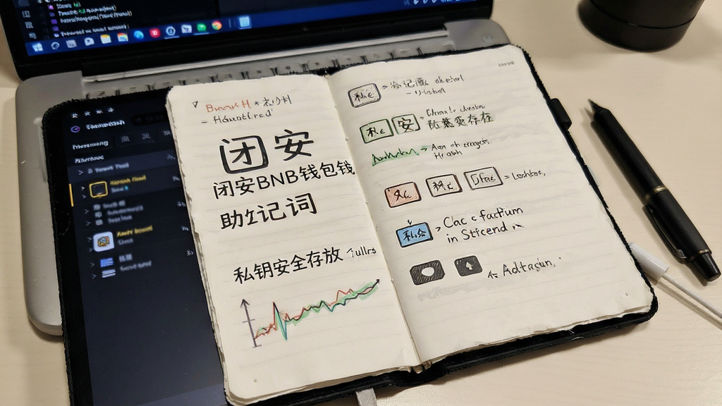 闭安BNB钱包助记词手抄备份 私钥安全存放 防截图泄露