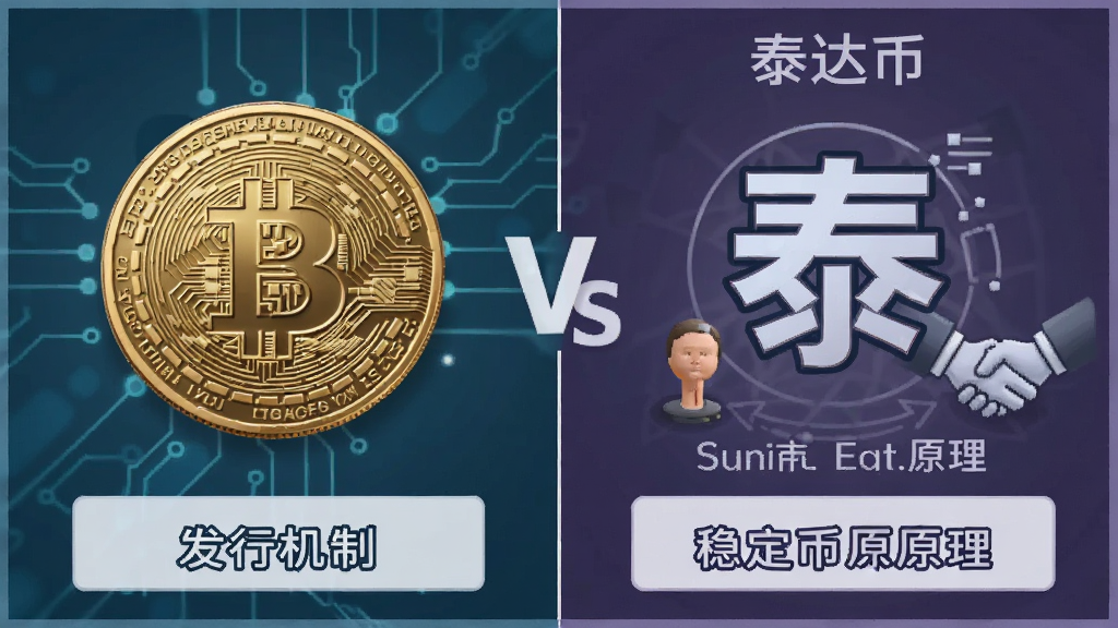 比特币vs泰达币 发行机制与稳定币原理配图