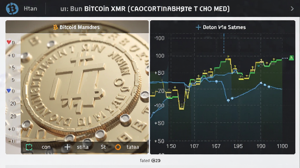 比特币 XMR 隐私币行情走势对比图