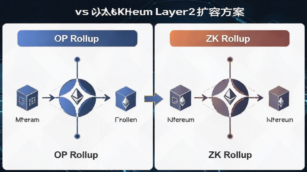 OP和以太坊Layer2扩容方案 OP Rollup与ZK Rollup对比示意图
