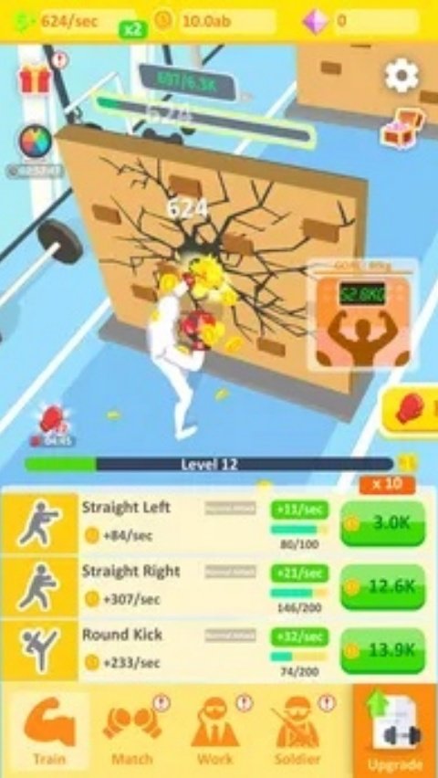 Idle Boxer Life放置拳击手的人生v1.0.0 单机版