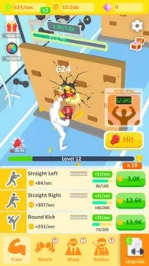 Idle Boxer Life放置拳击手的人生v1.0.0 单机版