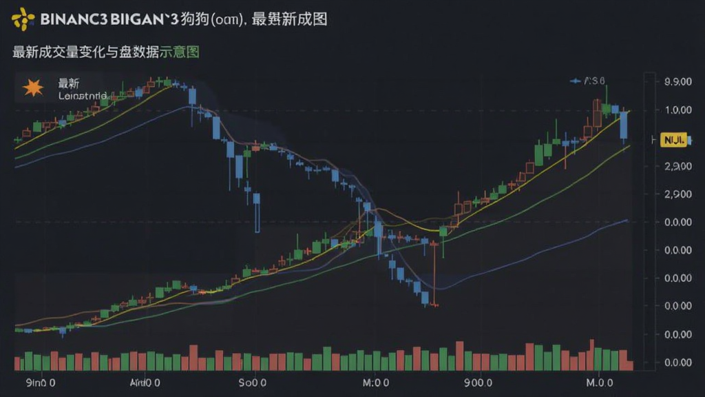 binanc3狗狗币最新成交量变化与盘口数据示意图