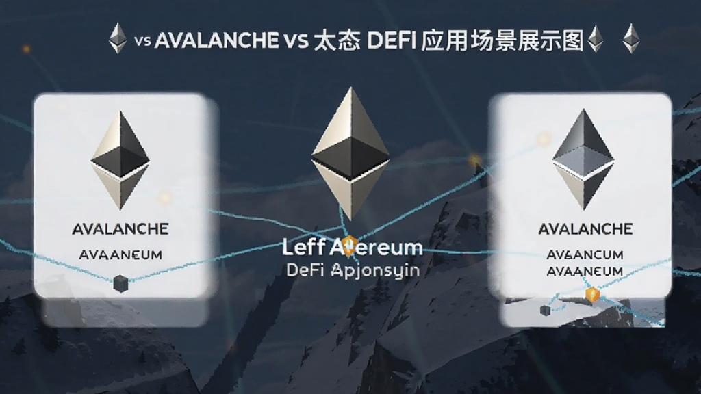 Avalanchevs以太坊 生态项目与DeFi应用场景展示图