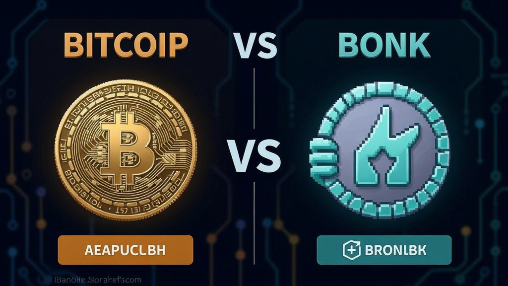 比特币vsBONK 两种币投资对比全景图