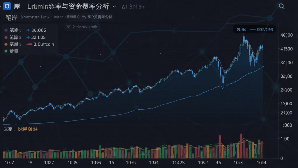 笔岸 比特币 走势 成交量与资金费率分析图