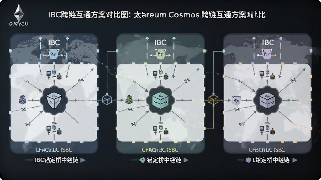 ��̫�� Cosmos ������ͨ�����Ա�ͼ չʾIBCê�����м�������·��