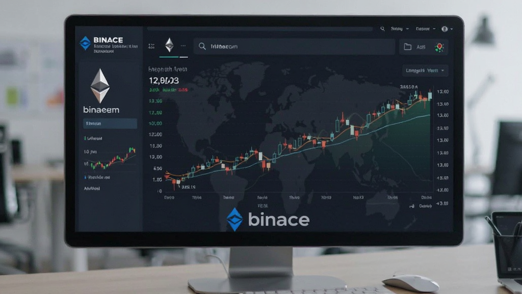binace以太坊交易操作界面与最新行情走势概览图