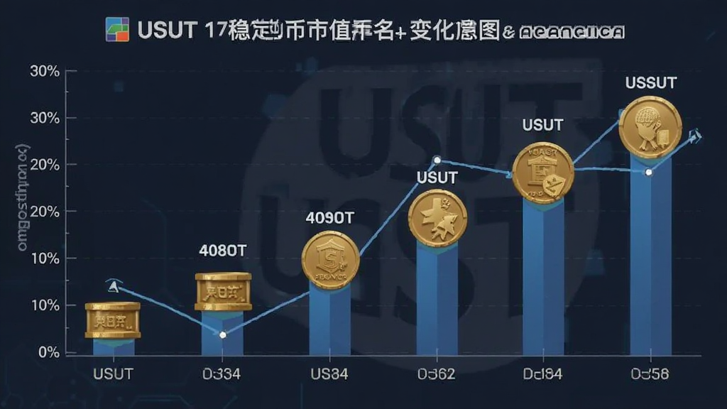 USDT前十稳定币市值排名变化示意图