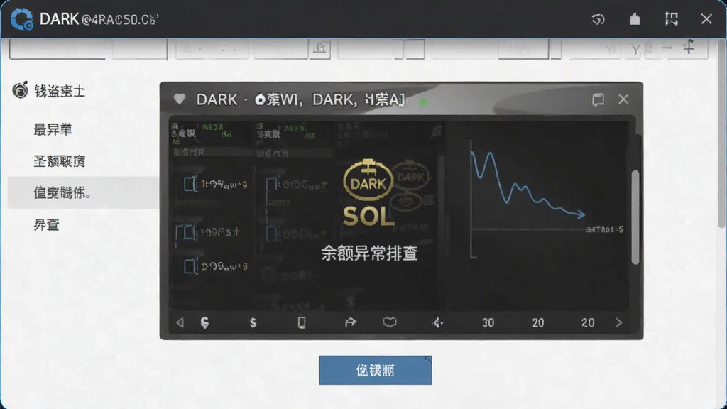 币暗 SOL 钱包被盗后余额异常排查操作界面截图