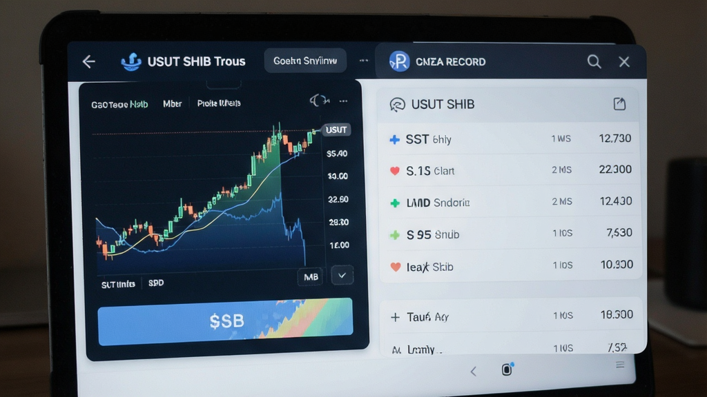 USDT SHIB 交易对下单界面与成交记录配图