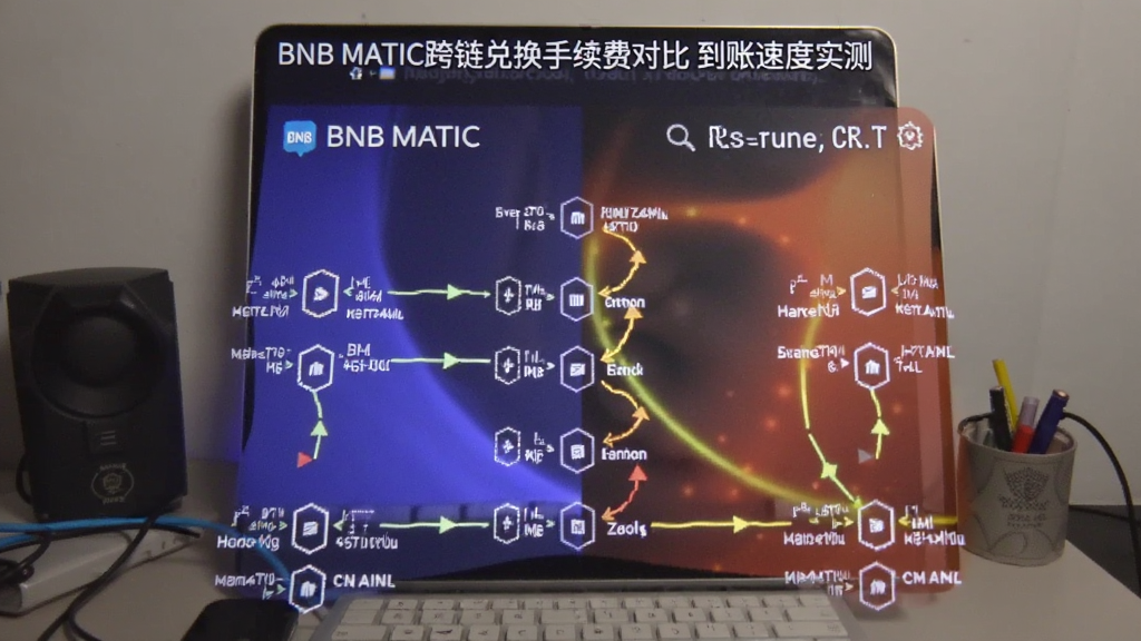 BNB MATIC跨链兑换手续费对比 到账速度实测截图