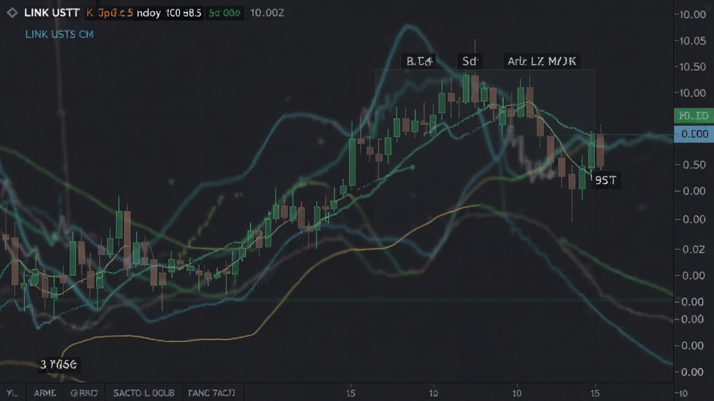 LINK USDT K线支撑压力位标注图