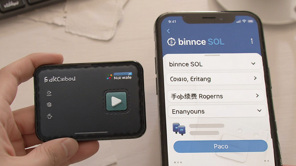binnce SOL 钱包转账收款地址复制与手续费设置