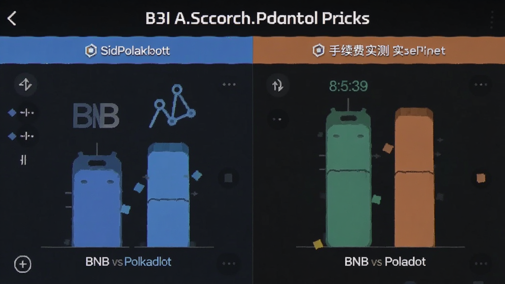 BNBvsPolkadot 转账速度与手续费实测数据对比截图