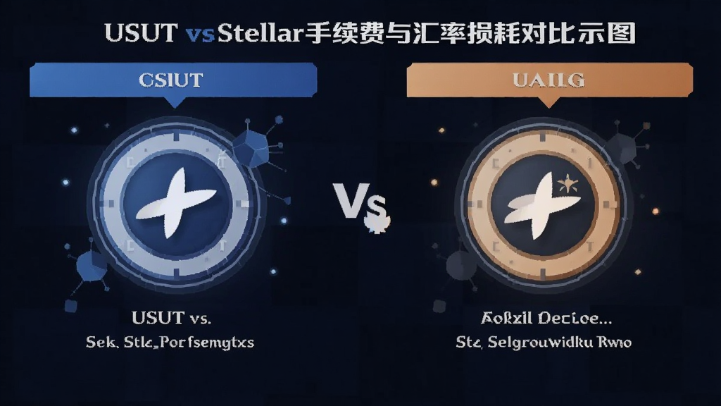 USDTvsStellar手续费与汇率损耗对比示意图