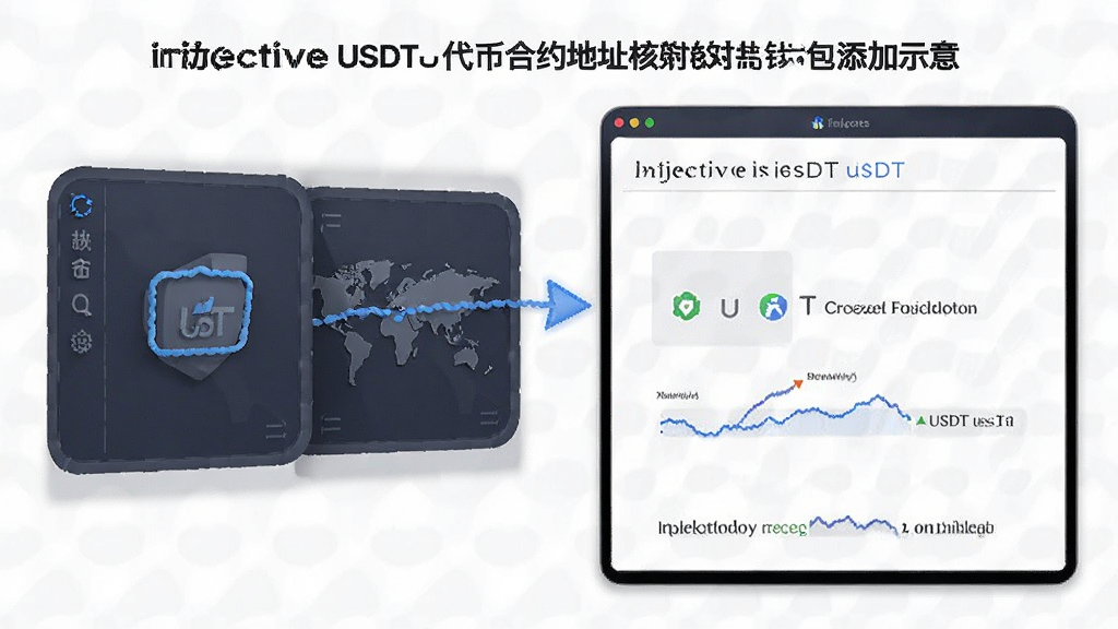 Injective USDT 代币合约地址核对与钱包添加示意