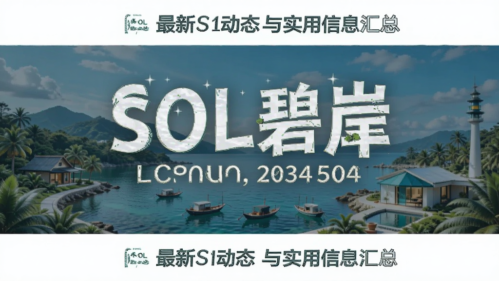 SOL碧岸最新动态与实用信息汇总 封面图