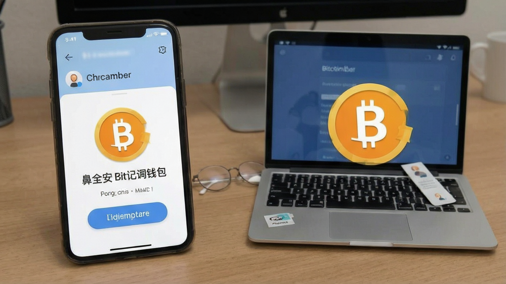 鼻安比特币钱包 安全设置与助记词备份示意