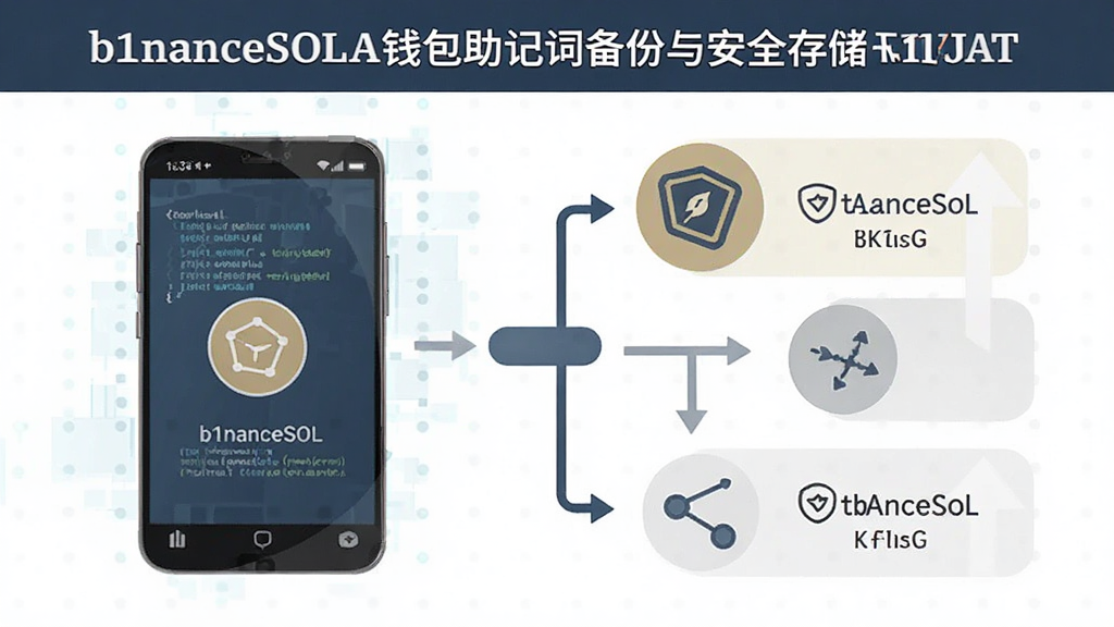 b1nanceSOL钱包助记词备份与安全存储示意图