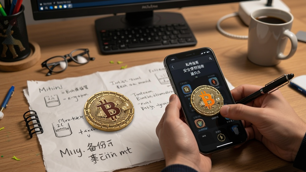 闭安比特币钱包安全使用指南与避坑技巧 比特币钱包私钥备份与助记词保管场景图