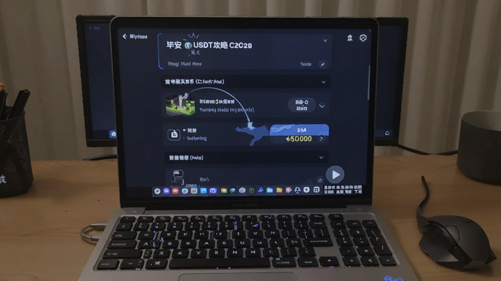 毕安USDT攻略C2C快捷买币资金账户划转操作配图