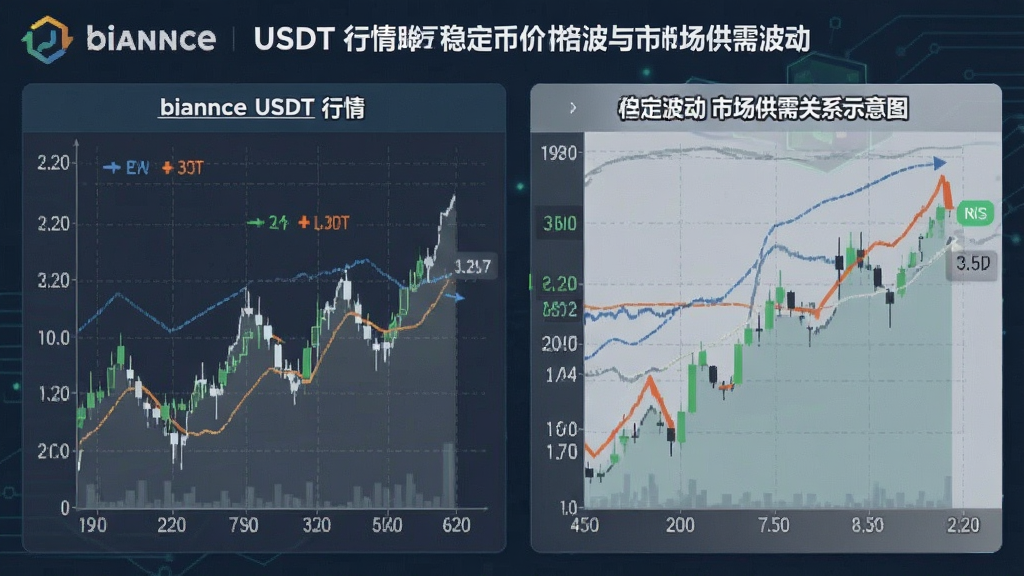 biannce USDT 行情 稳定币价格波动与市场供需关系示意图
