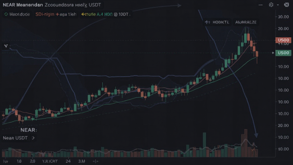 NEAR和USDT交易对K线图与分批买入时机