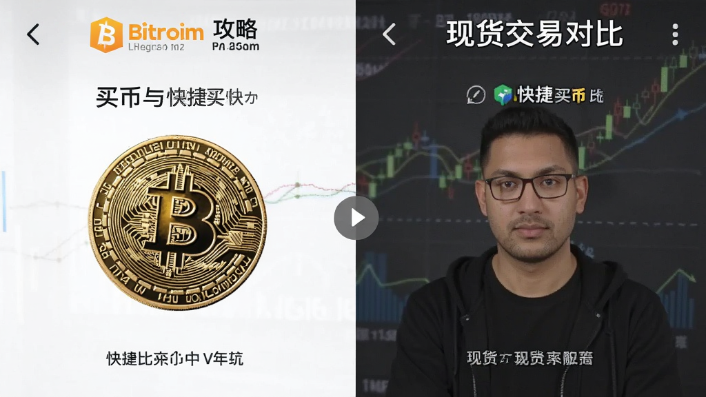 比安 比特币 攻略 快捷买币与现货交易对比截图