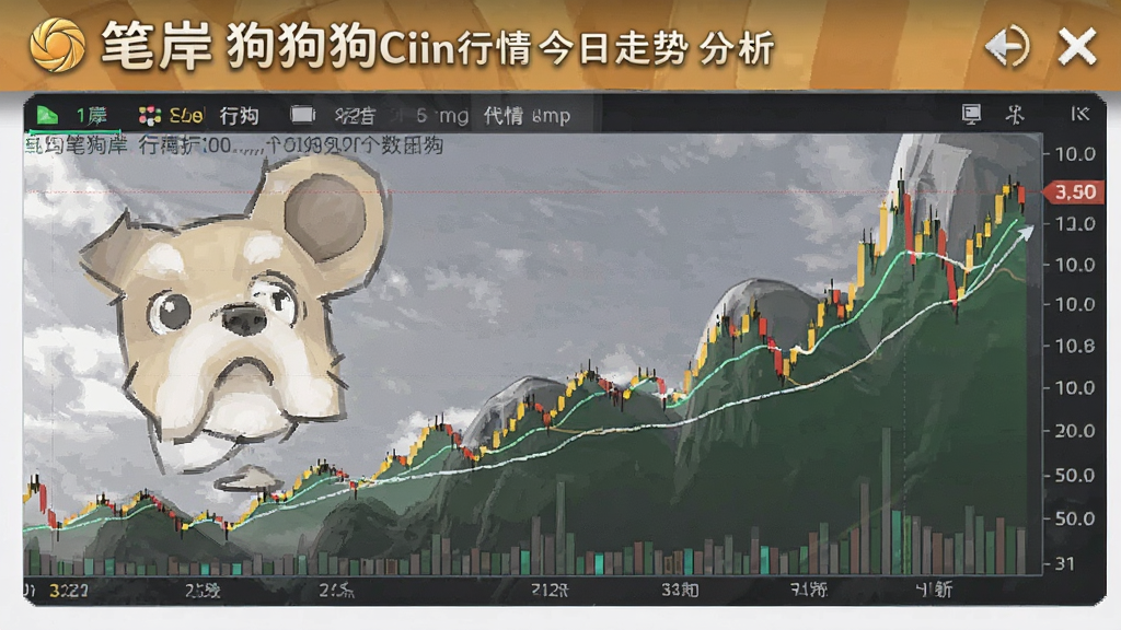 笔岸 狗狗币 行情 今日走势盘面分析配图