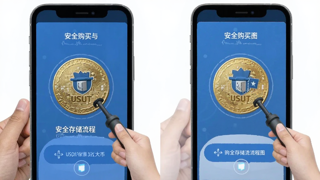USDT 泰达币新手购买与安全存储全流程配图