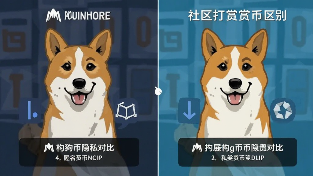 Monero 狗狗币隐私对比 匿名币与社区打赏币区别 配图