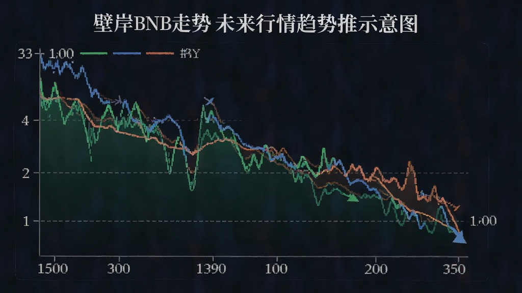 壁岸BNB走势未来行情趋势推演示意图